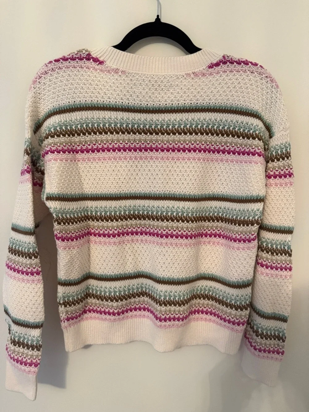 NWT Loft Striped Knit Sweater - Picture 3 of 5